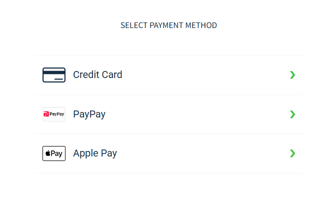 Apple Pay option in Hosted Page payment list