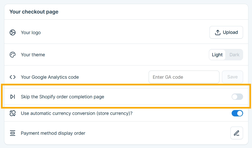 Configuration Steps